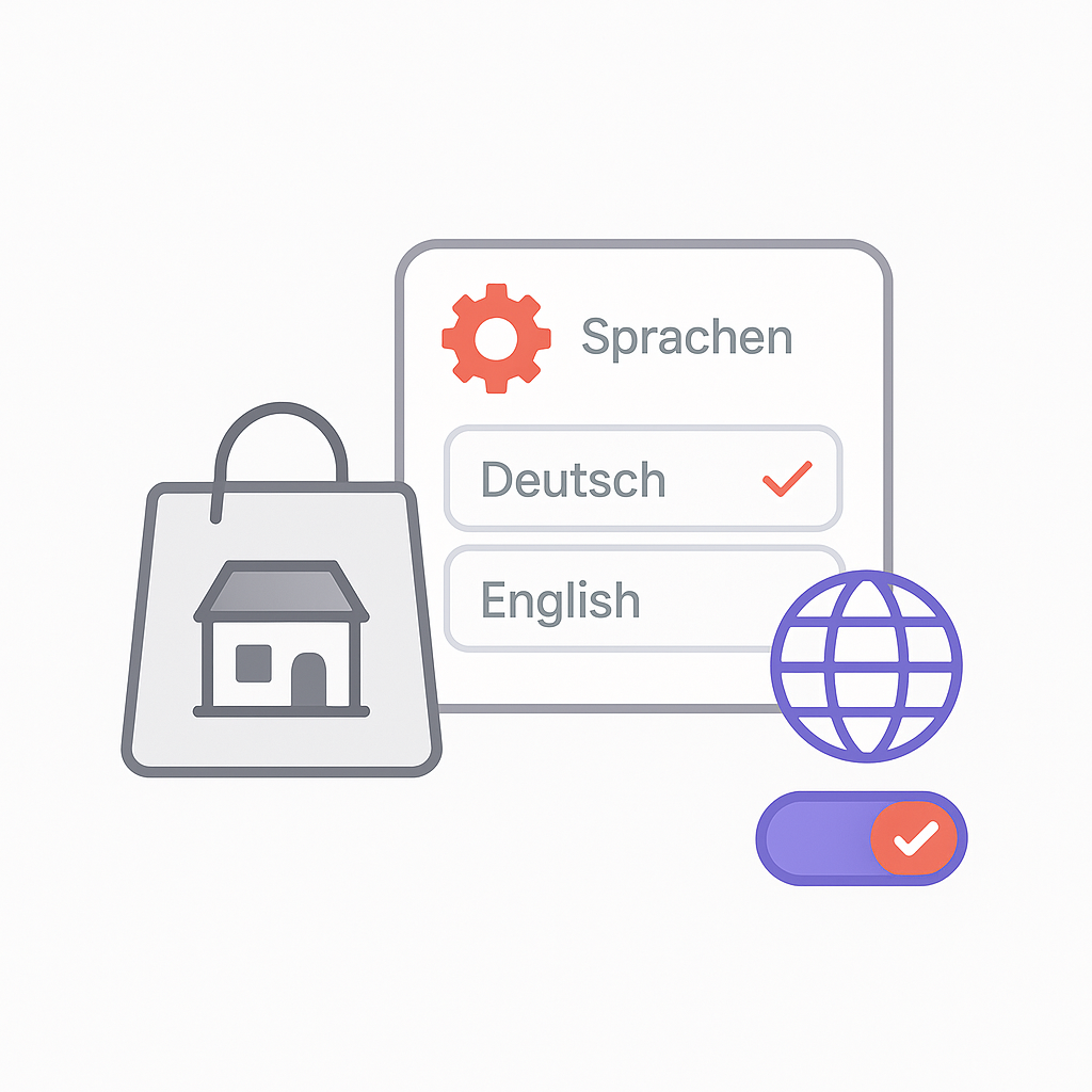 Shopify Sprache ändern – Schritt-für-Schritt Anleitung für Frontend und Backend